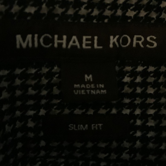 Michael Kors Men’s Casual Button Down Long a sleeve Size M Slim Fit. Like New! - Picture 3 of 4